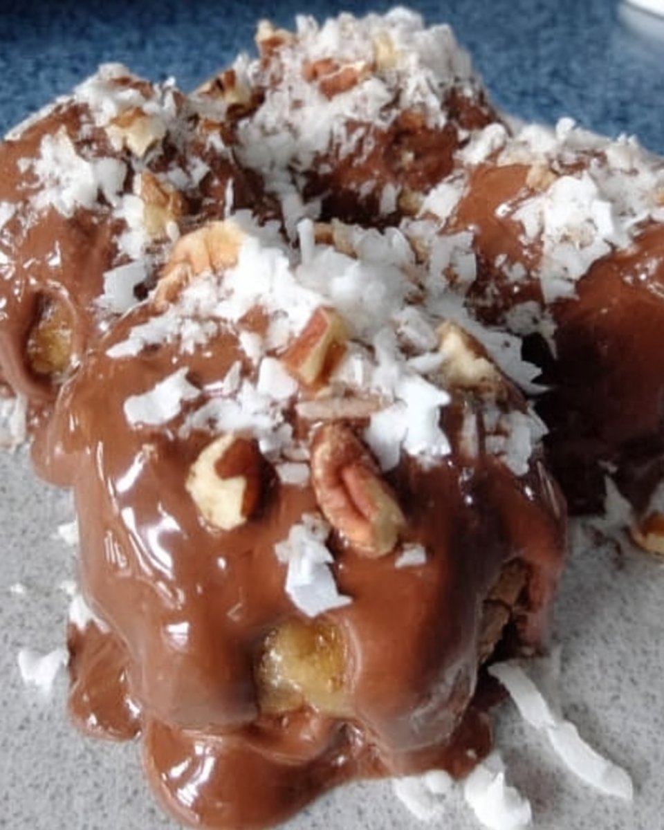 Close up of cake balls with rainbow sprinkles inside and out