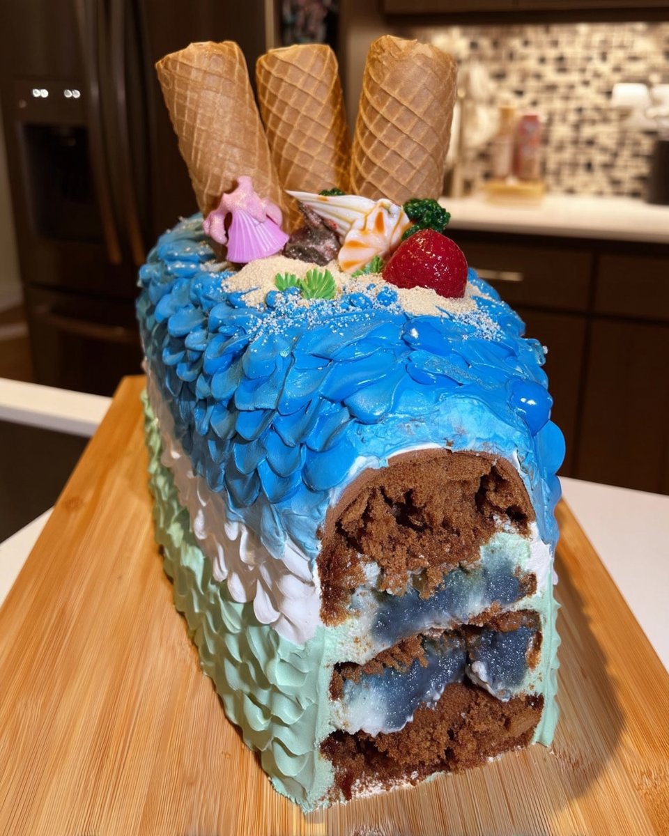 Ingredients for Moana cake including butter jam and eggs on a wooden table