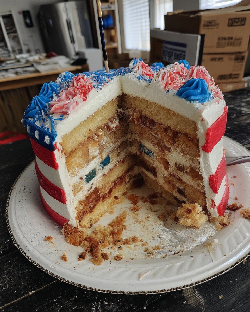 Hands carefully placing raspberries in rows on a frosted sheet cake