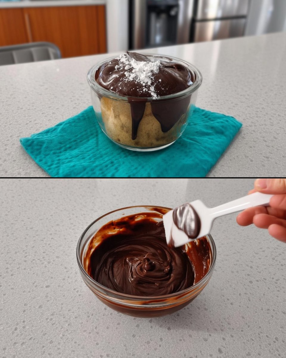 Spreading white chocolate buttercream on a chocolate cake layer