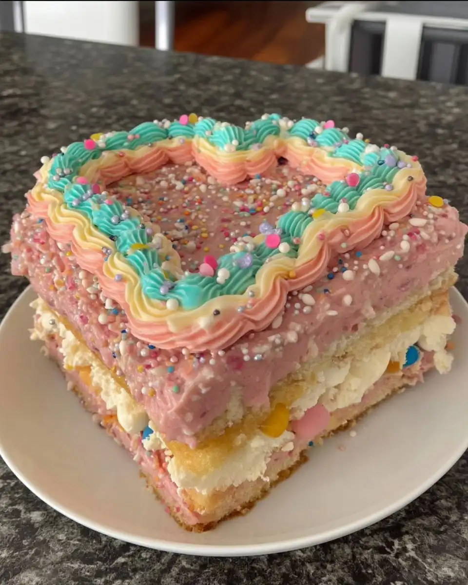 Butter sugar flour and eggs for heart cake