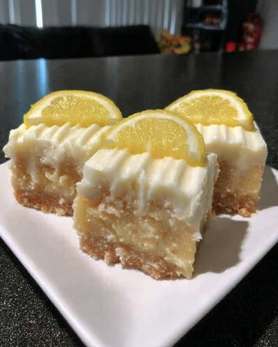 Lemon Cake 12 Baking ingredients for lemon cake including flour butter eggs and fresh lemons on a wooden table