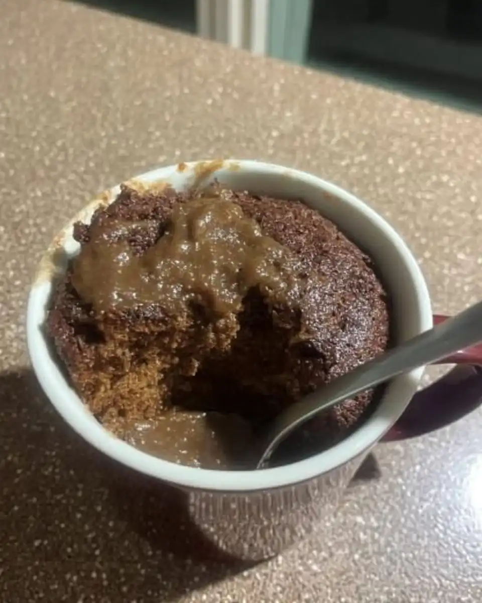 Piping bag applying smooth hazelnut buttercream to a chocolate sponge layer
