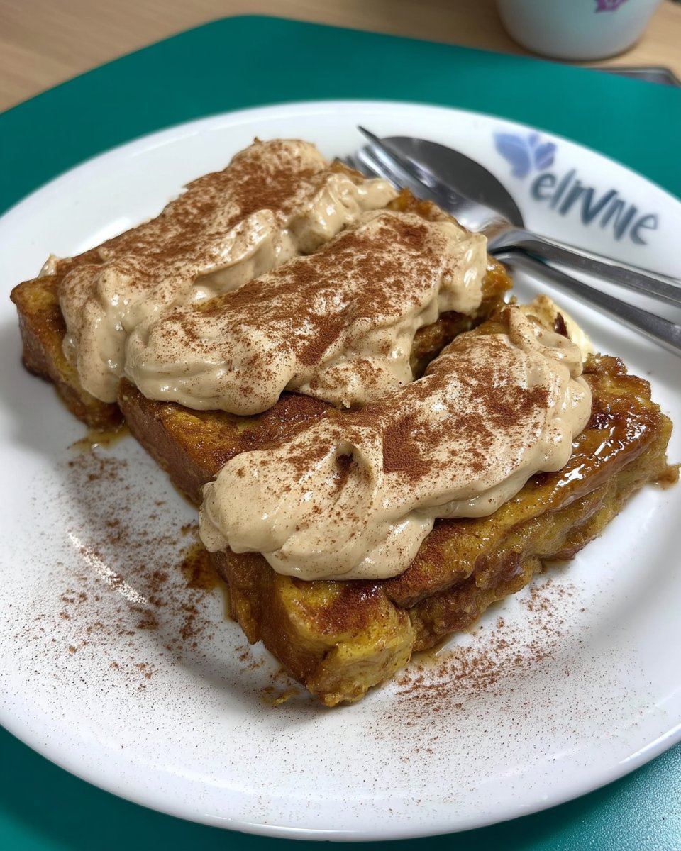 Whole loaf of vintage pumpkin spice cake cooling on a wire rack with a linen napkin