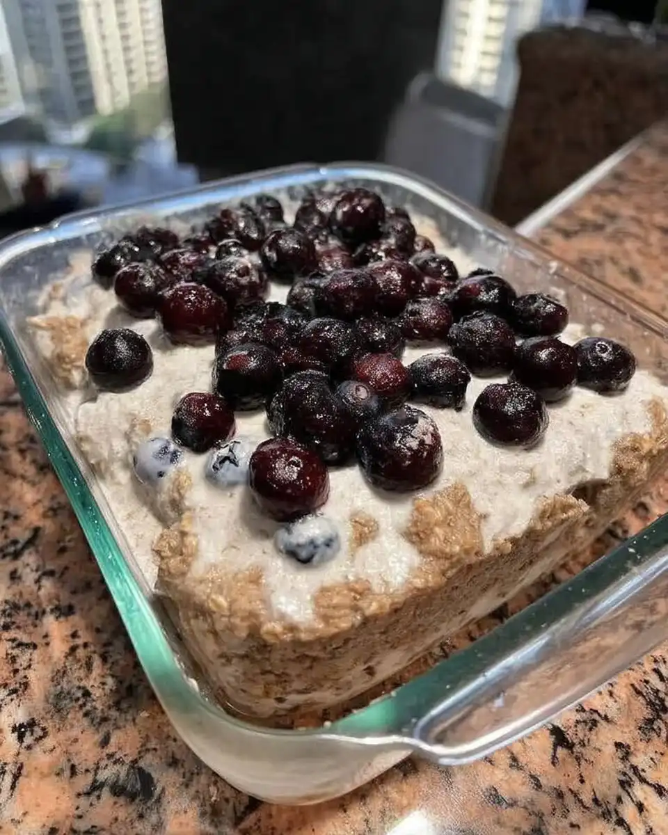 Strawberry icebox cake served on grandmother's floral china