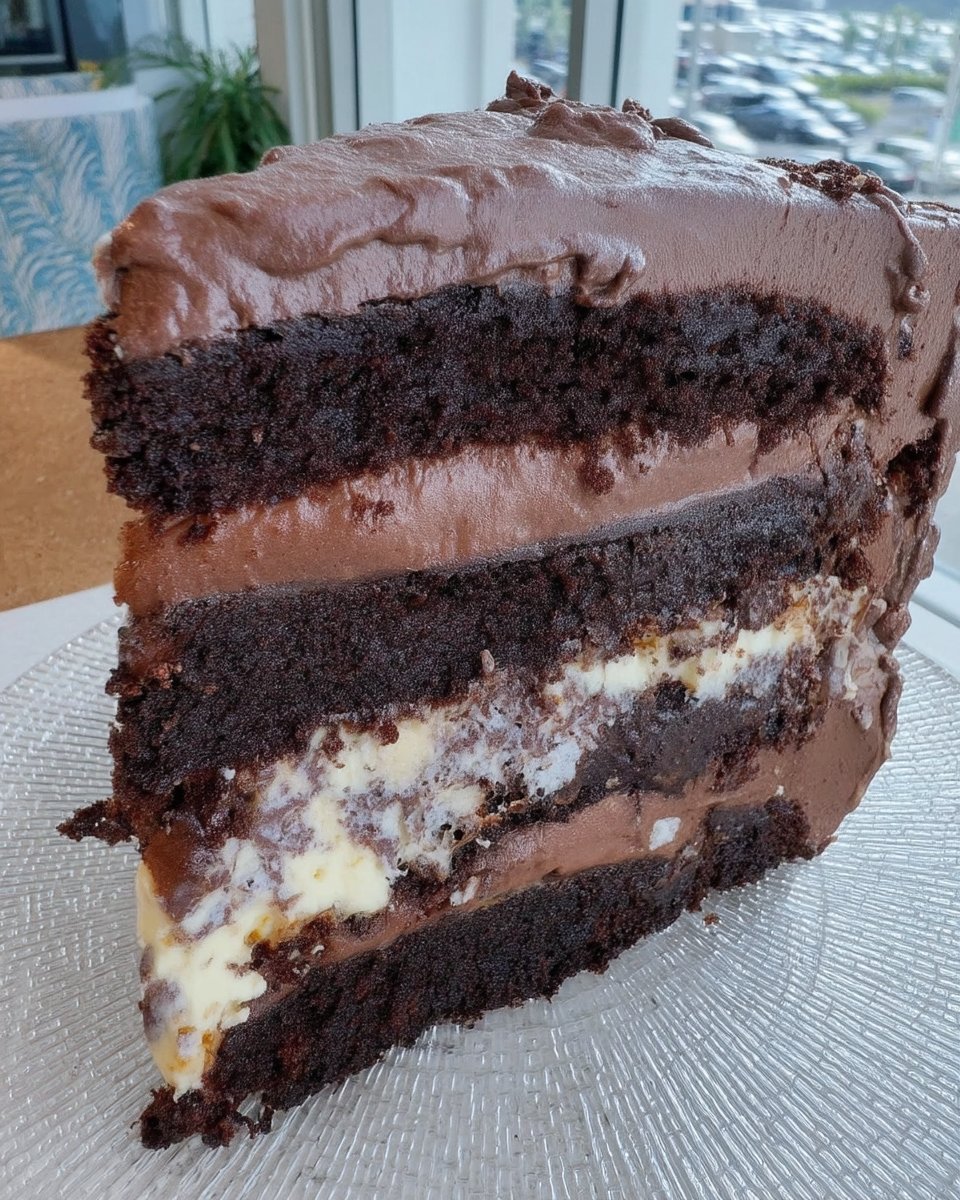 Slice of strawberry prosecco cake on a vintage floral plate with a fork