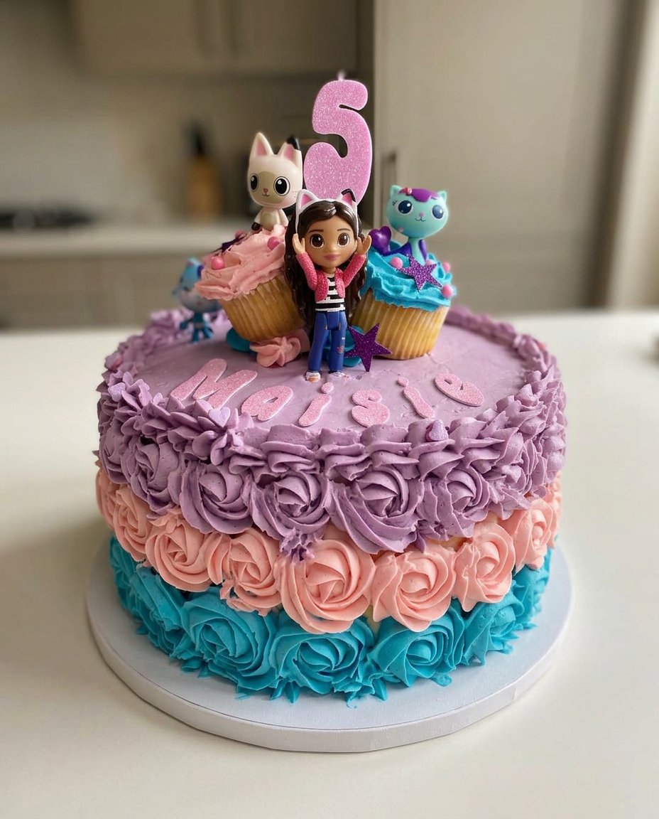 Bowls of flour, butter, eggs, and a jar of homemade buttermilk on a wooden table