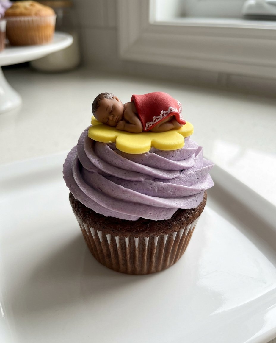 A white ceramic bowl filled with dark chocolate melting wafers next to a bag of colorful sprinkles.