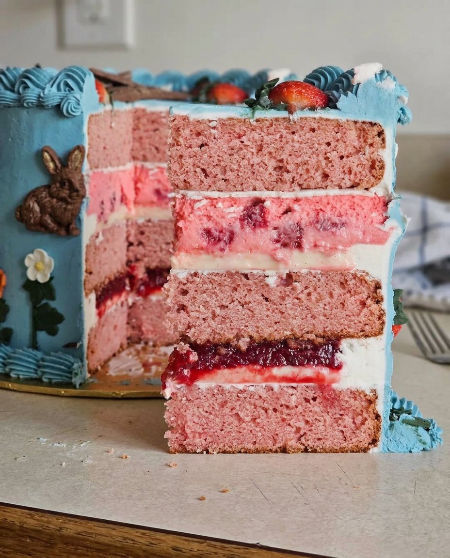 Bday Cake 13 Electric mixer creaming butter and sugar in a glass bowl