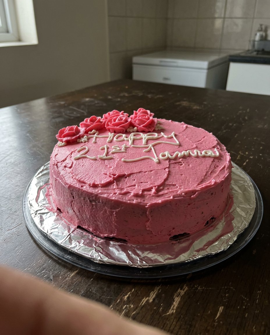 Close up of pale fluffy creamed butter and sugar in a mixer bowl