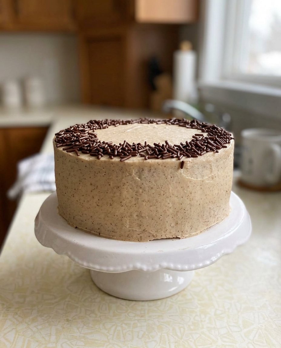Small Cake 12 Bowls of flour, sugar, butter, and eggs arranged on a marble countertop.