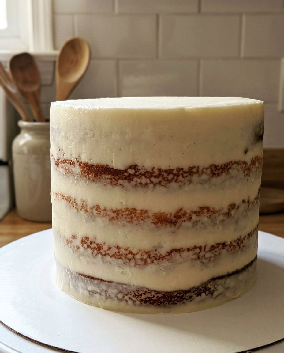 Six fresh brown eggs and a bowl of sifted flour on a wooden kitchen table