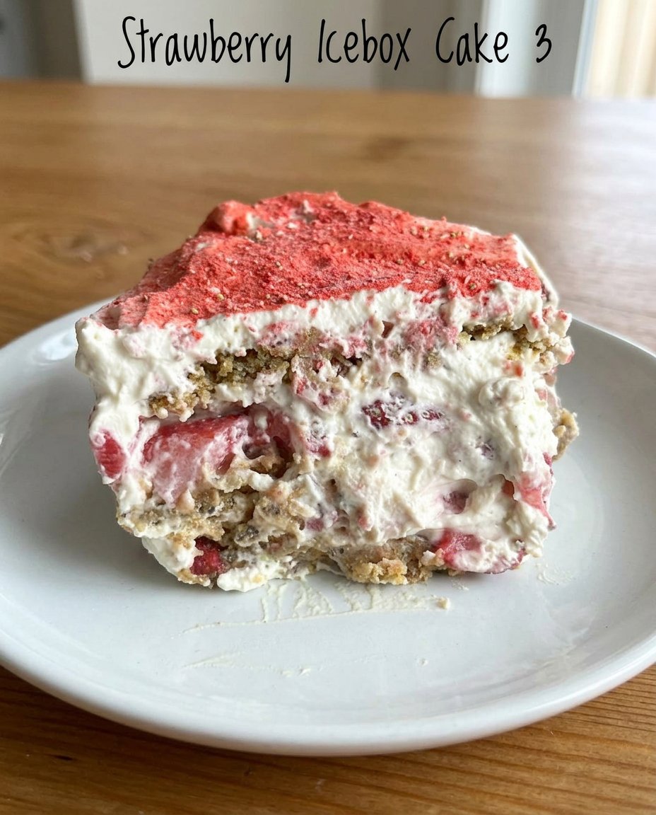 Fresh strawberries, cream cheese, and graham crackers arranged on a kitchen counter.