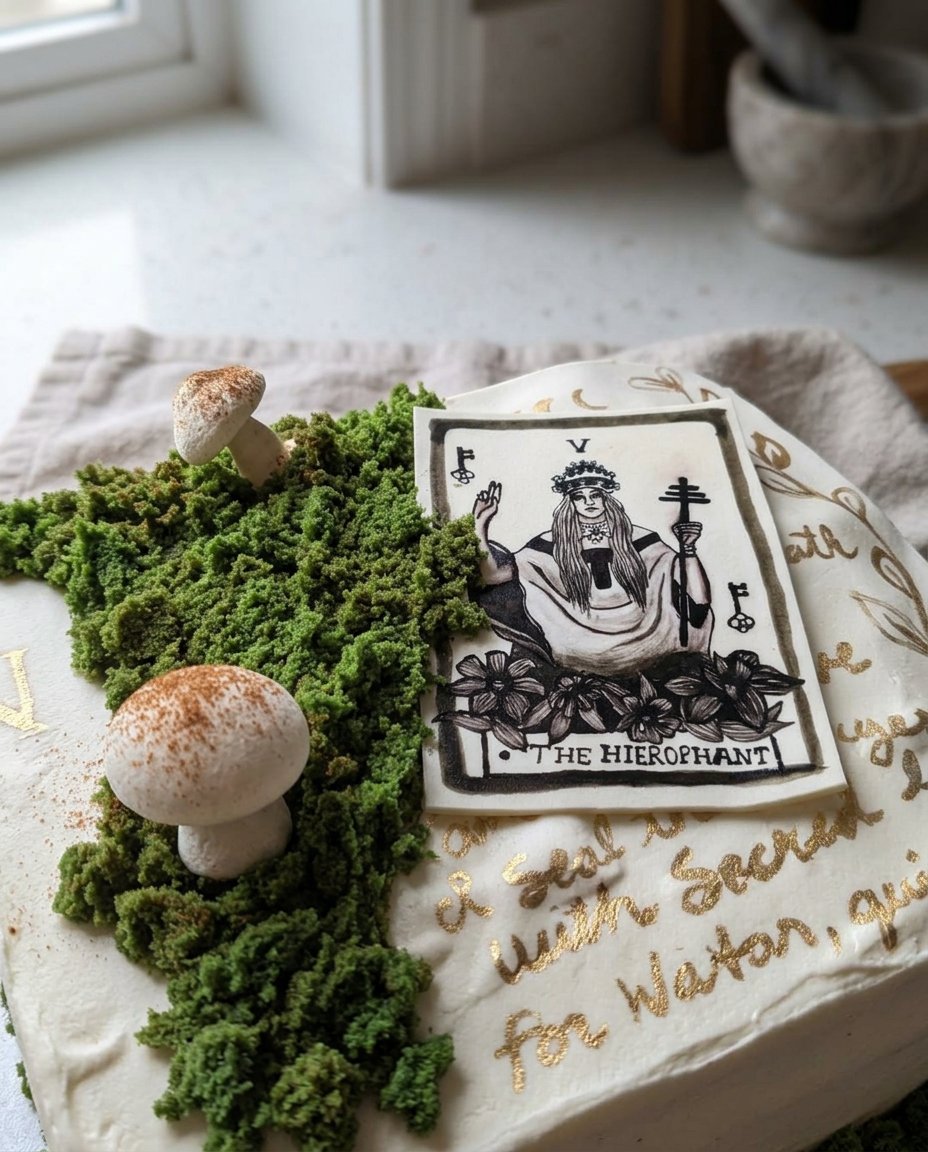 Close up of black cocoa buttercream frosting texture