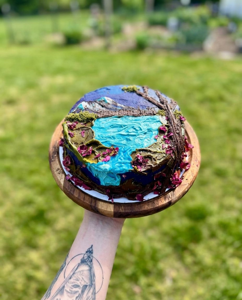 Bowls of graham cracker crumbs spices and European butter on a marble surface