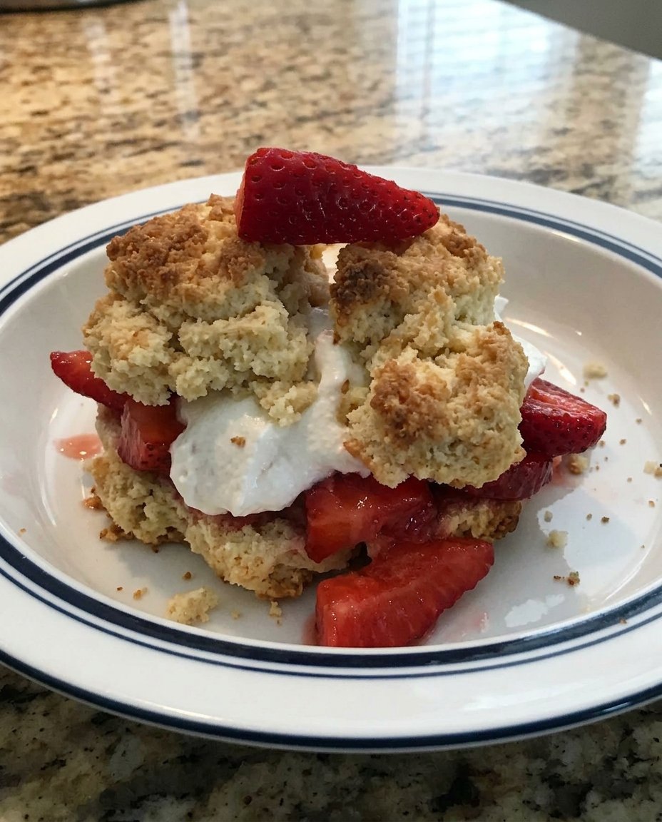 Strawberry Shortcake 3 13 A baker's hands working cold butter into a bowl of white flour to create a flaky dough.