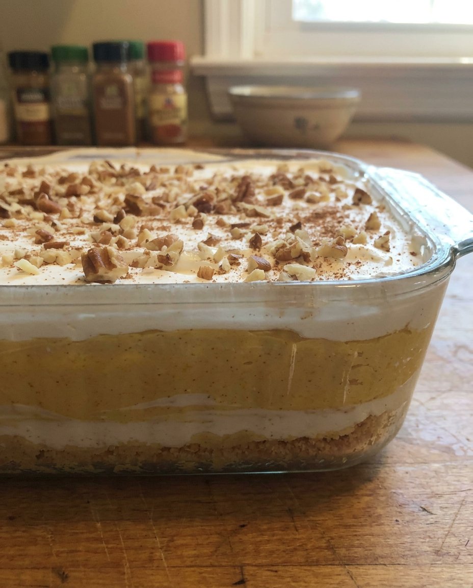 A vintage handwritten recipe card for thanksgiving cake