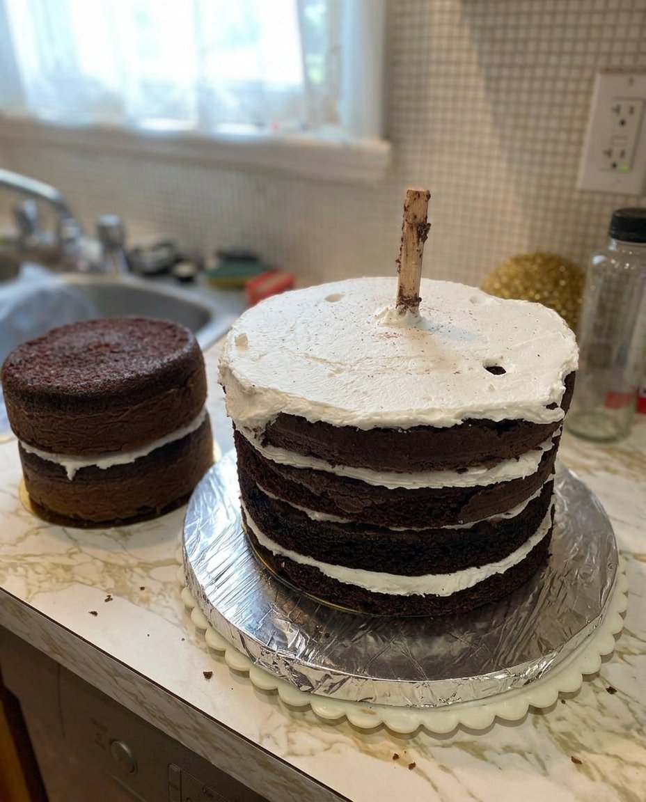 18th Birthday Number Cake 12 Butter sugar eggs and flour arranged on a kitchen counter