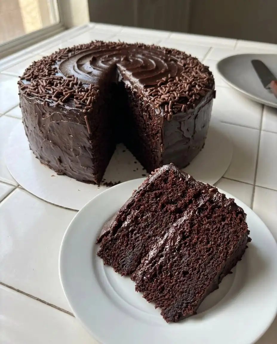 Matilda cake served with a glass of milk
