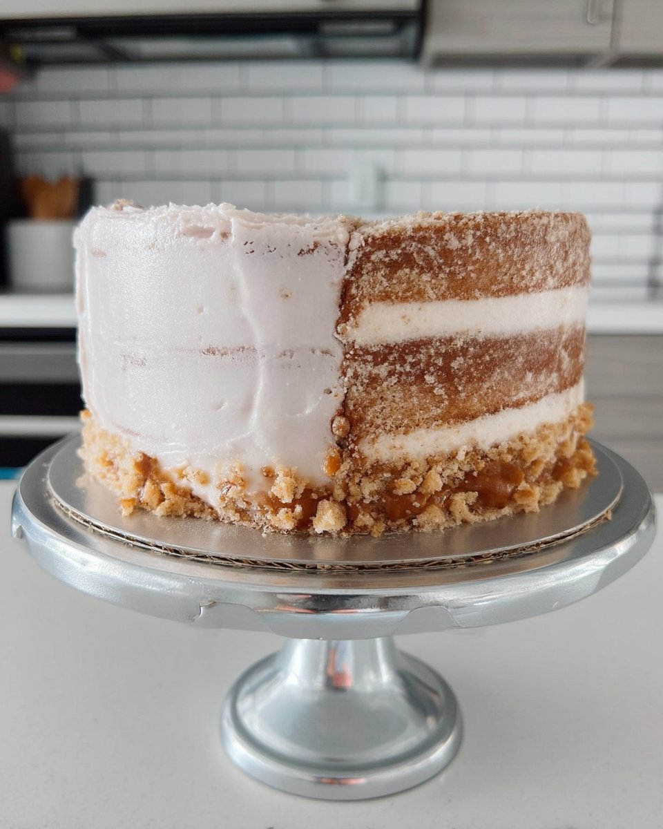 Ingredients for yellow cake including flour butter eggs and buttermilk