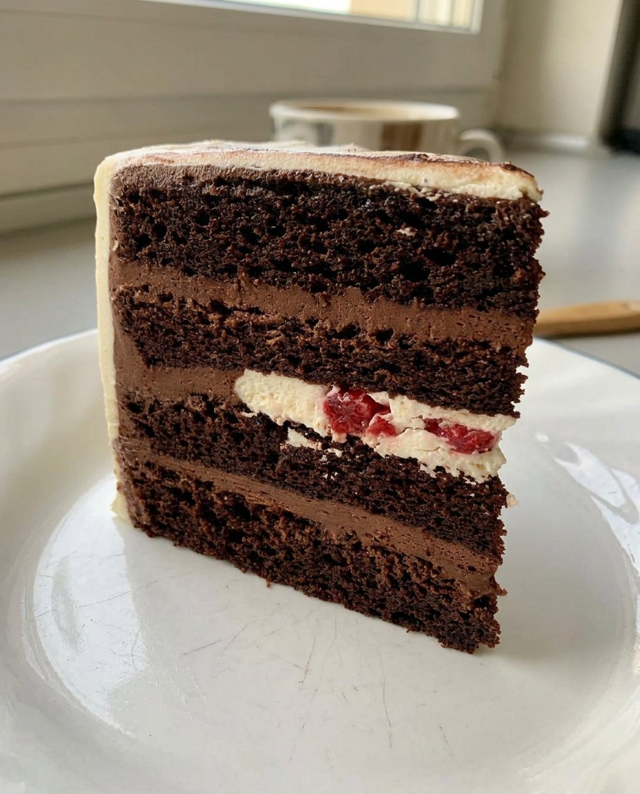 A baker using a bench scraper to create sharp edges on a minimalist cake