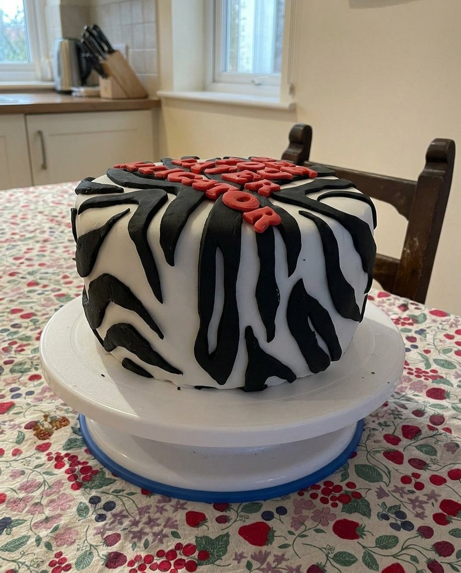 Aesthetic Cake 14 A slice of aesthetic yellow cake served on a vintage plate next to a cup of coffee.