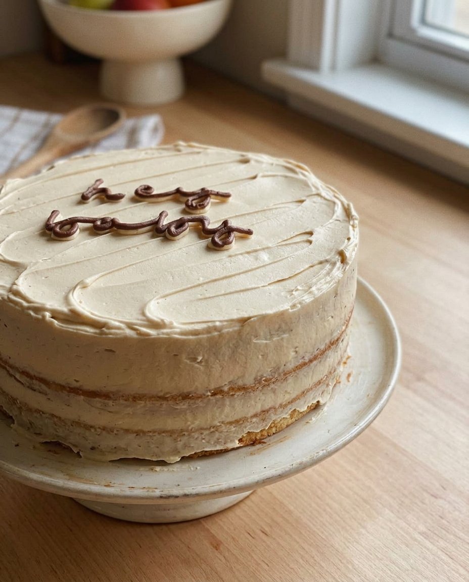 Cake Minimal 14 A single rectangular slice of orange cake on a white plate with a fork.