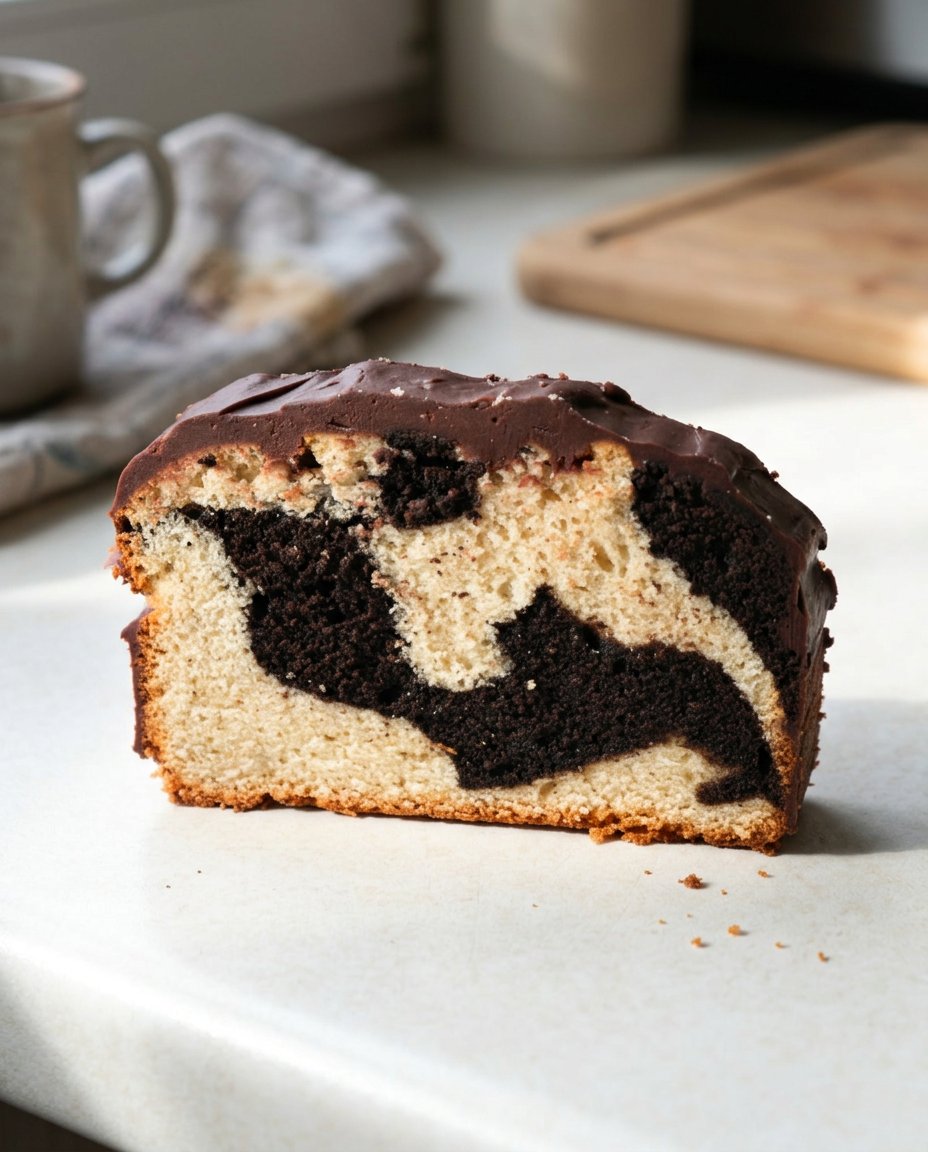 Mise en place for a cow cake including flour, butter, buttermilk, and high-quality cocoa powder.