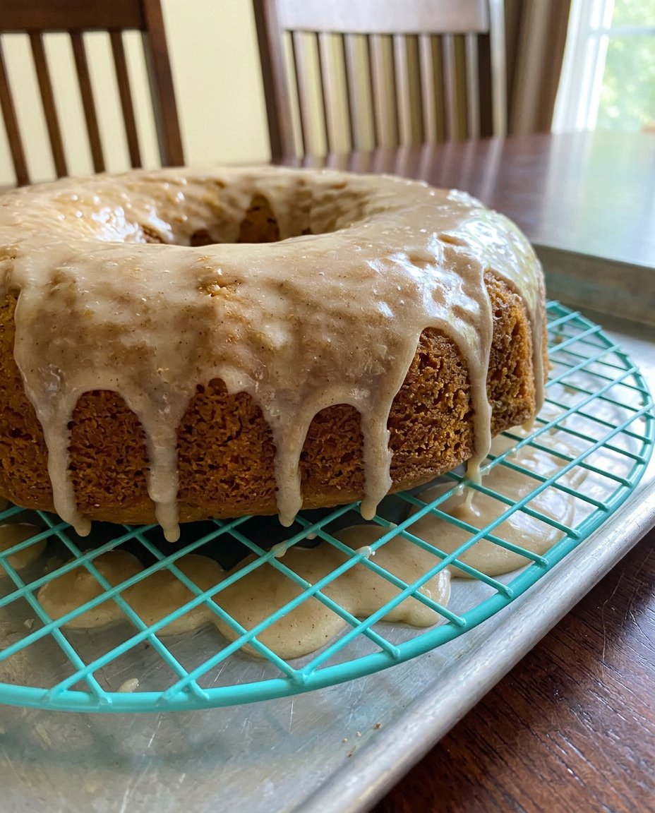 A beautiful slice of chocolate donut cake served on a refined ceramic plate.