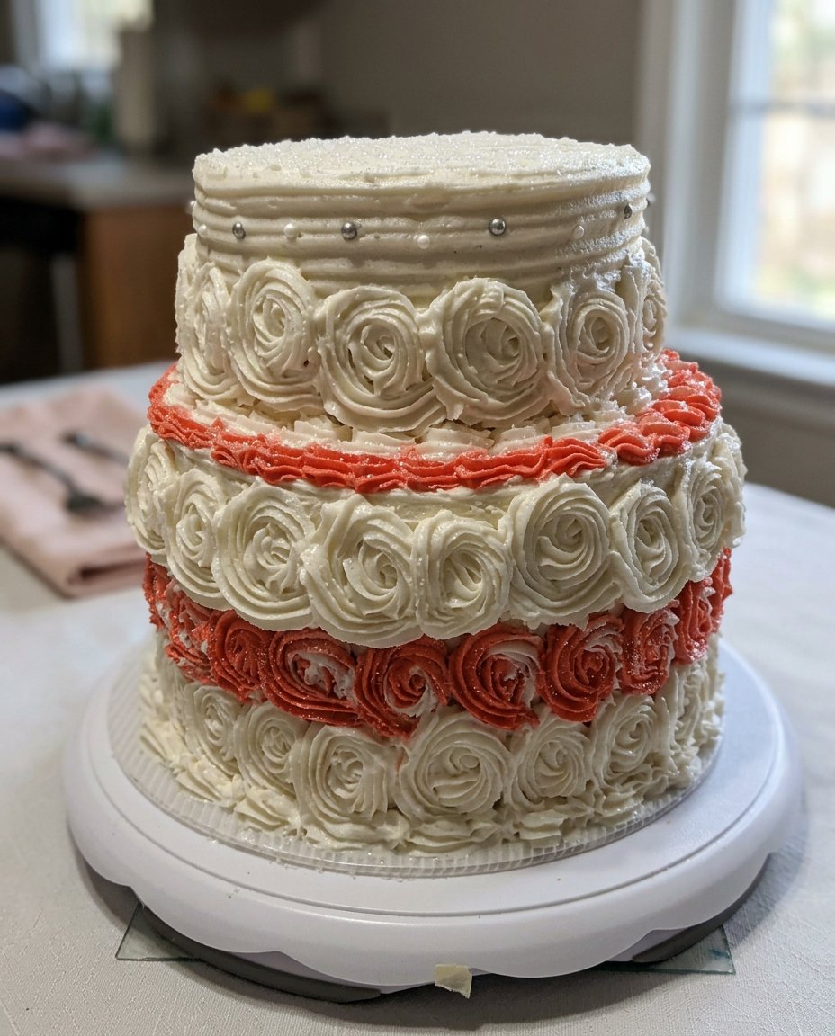 Pantry staples like flour sugar and sour cream arranged on a floured surface
