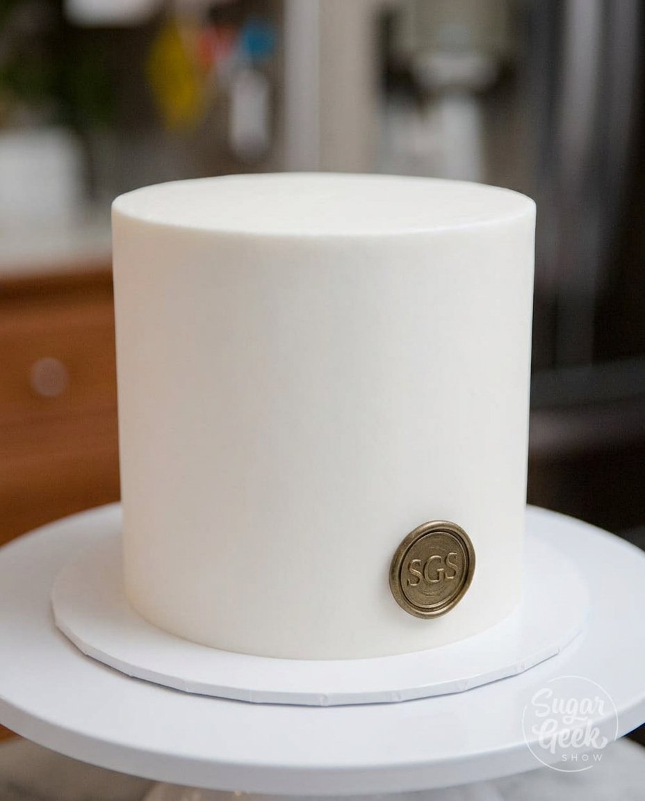 New Cake Design 12 Ingredients for the white almond sour cream cake including cake mix, sour cream, and fresh egg whites.