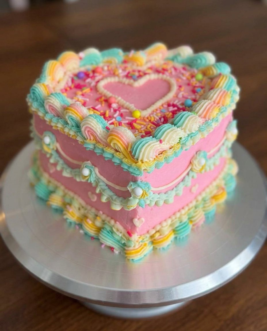 Ingredients for a heart shaped cake including lemon zest eggs and butter