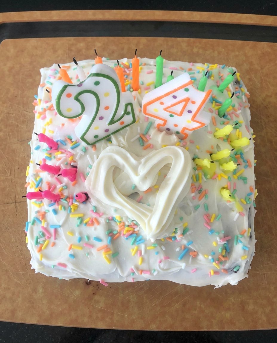 Frank Ocean Cake 13 Close up of modeling chocolate palm trees being assembled for the Frank Ocean cake