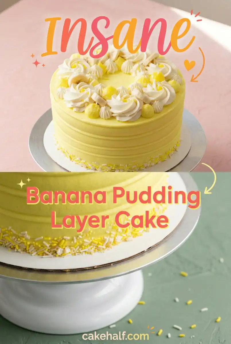 Banana Pudding Layer Cake: Ultimate 3 Layer Cake and 2 Layer Cake Birthday Design for Any Occasion.