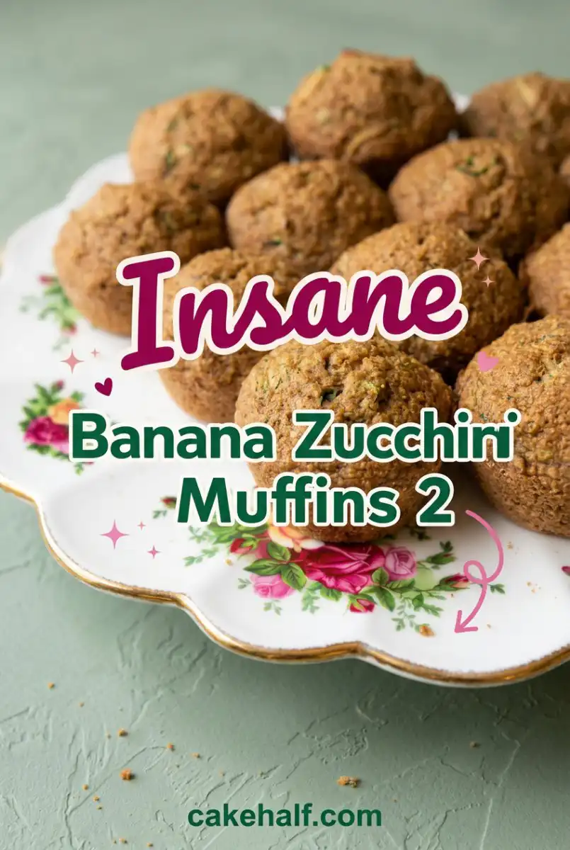 Banana Zucchini Muffins 2: Moist Zucchini Cake Recipe Style Treat Like Carrot Cake Zucchini Muffins