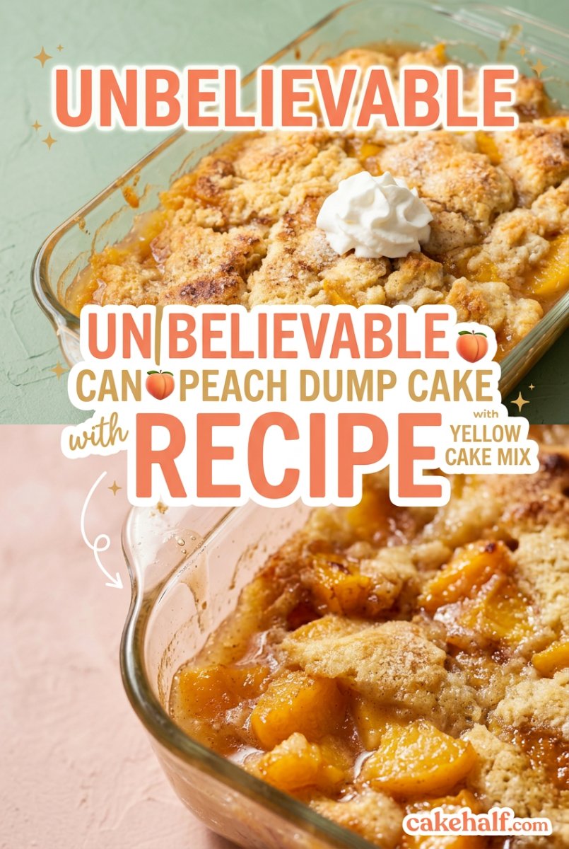 Easy Canned Peach Dump Cake with Yellow Cake Mix: The Best Peach Dump Cake with Canned Peaches Now!