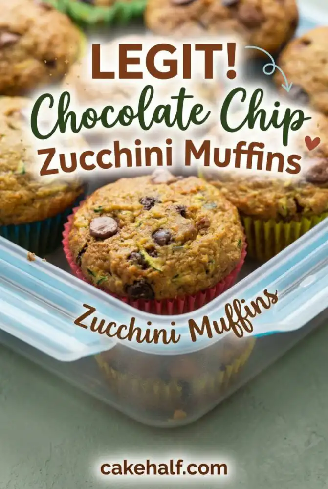 Chocolate Chip Zucchini Muffins: Moist Zucchini Cake Recipe with Chocolate Zucchini Cake Flavors