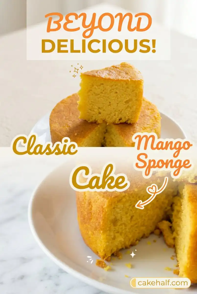 Classic Mango Sponge Cake: The Lightest Mango Cake Recipe You Will Ever Find and Try Today Now