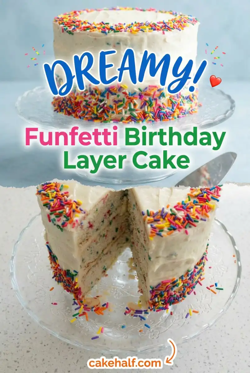 Easy Funfetti Birthday Layer Cake Recipe: A Colorful Layer Cake Anniversaire Dessert for Everyone!