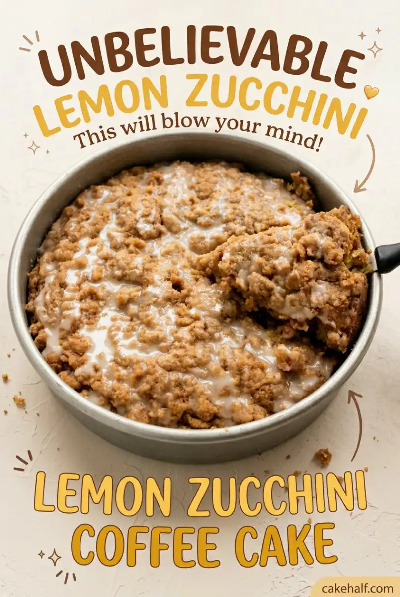 Easy Lemon Zucchini Coffee Cake: A Moist Lemon Zucchini Cake Recipe and Zucchini Coffee Cake Idea.