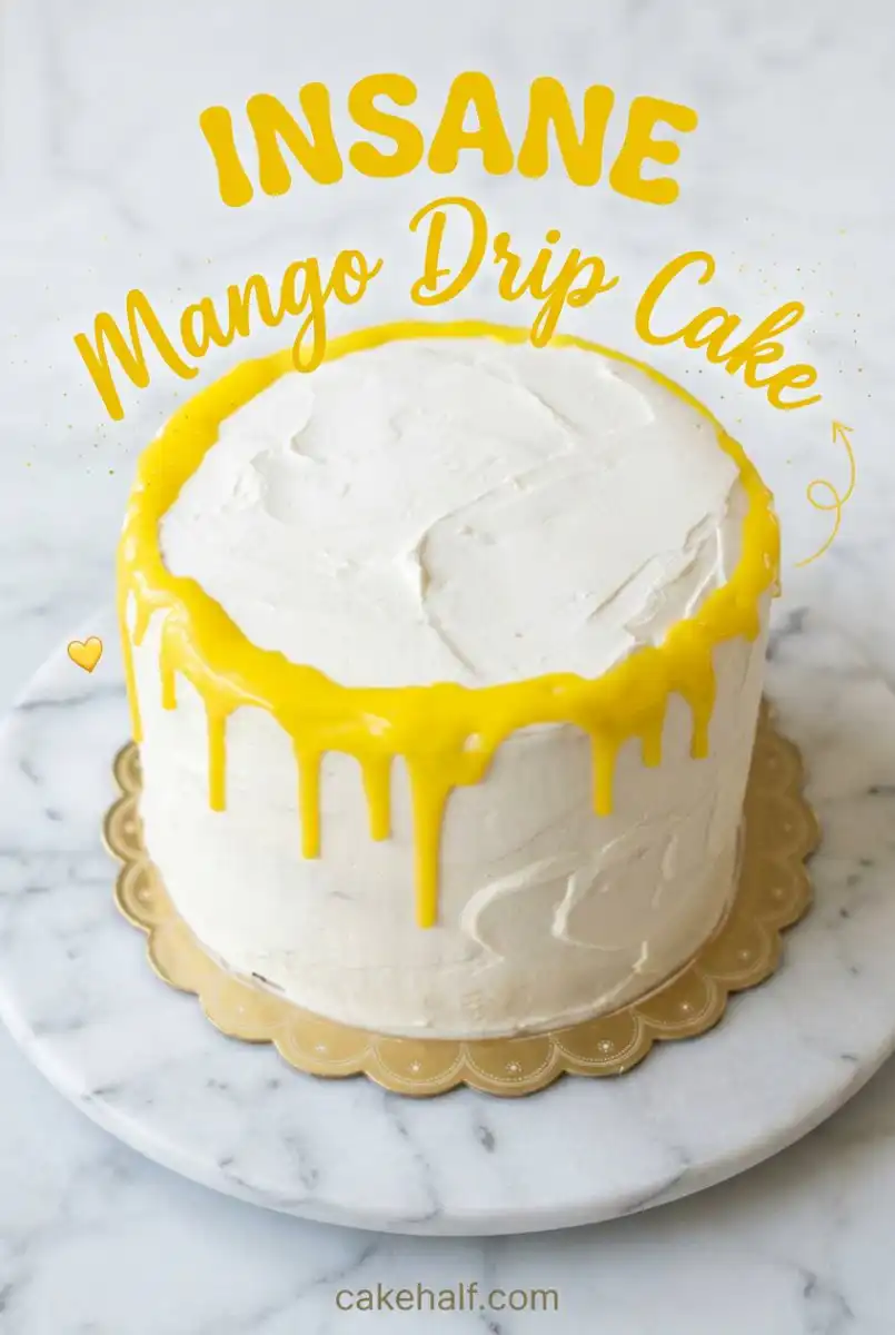 Elegant Mango Drip Cake Ideas for Your Next Tropical Party and mango cake design Inspiration.