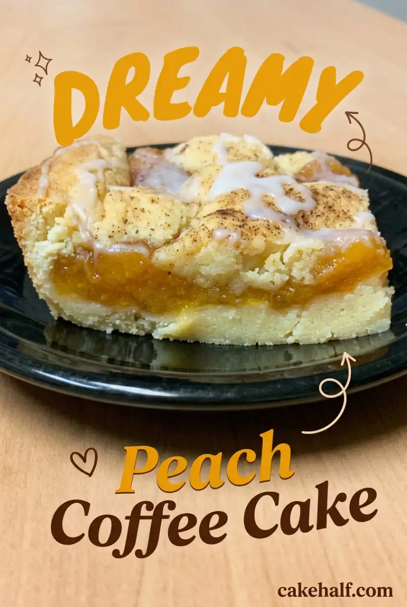 Peach Coffee Cake: A Moist Peach Cake Recipe and Easy Peach Cobbler Pound Cake Dessert Delight!