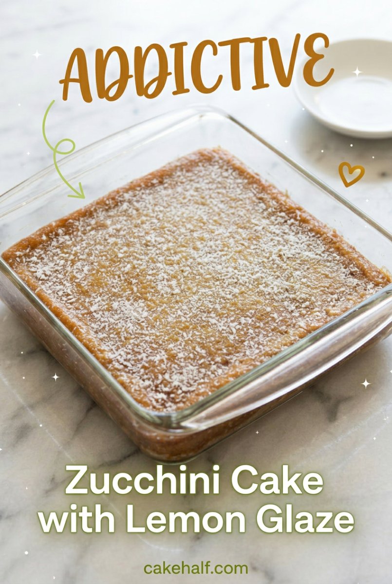 Refreshing Zucchini Cake with Lemon Glaze: A Moist and Tangy Zucchini Cake Recipe for Any Occasion