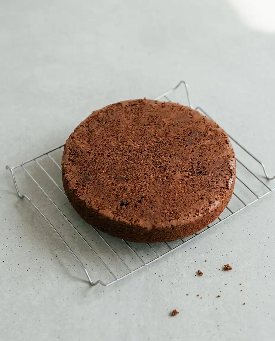 A single square slice of Zucchini Cake with pecans showing the internal crumb and nuts.