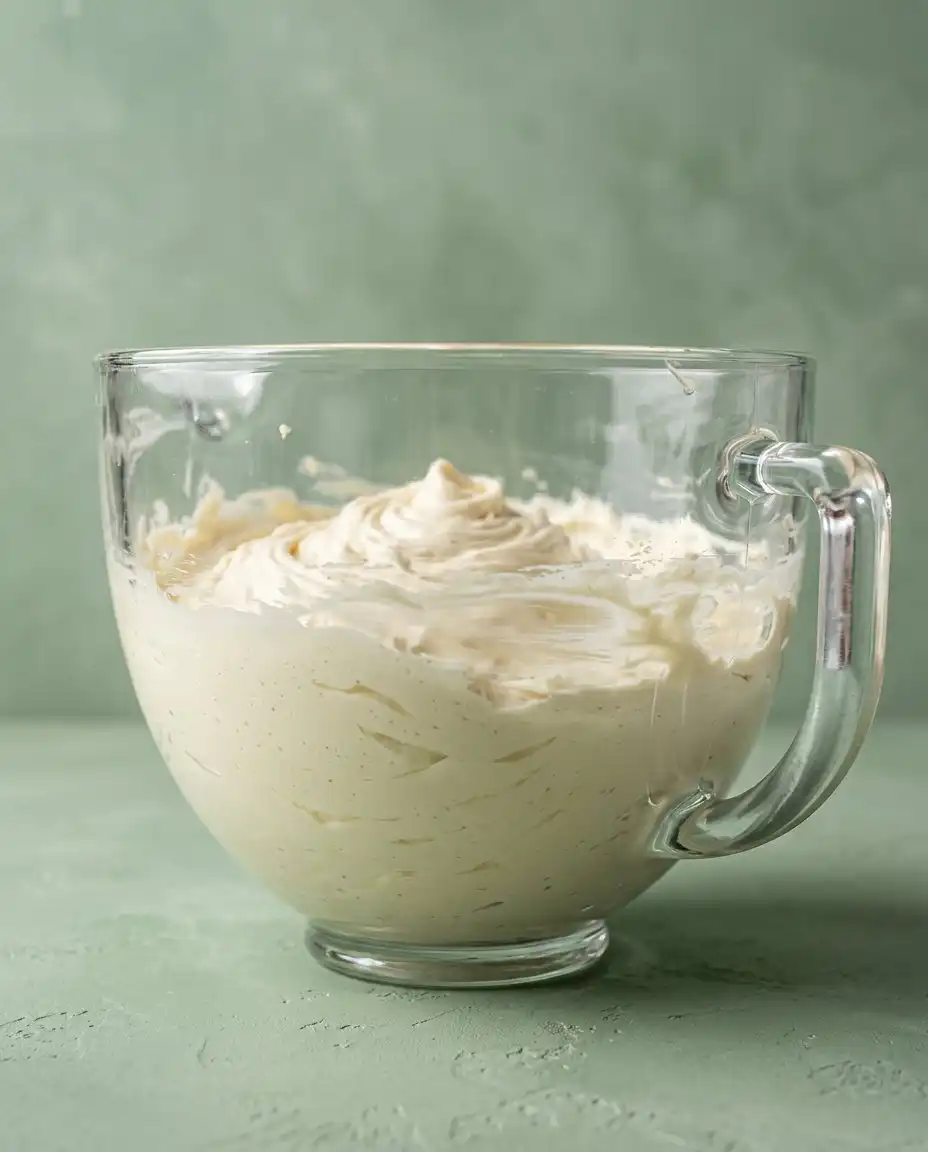 Ingredients for the Banana Pudding Layer Cake including mashed bananas and condensed milk.