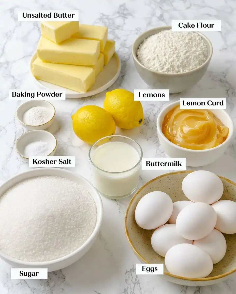 Rubbing lemon zest into granulated sugar for cake