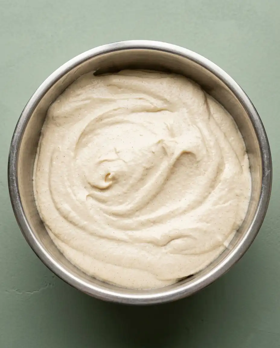 Ingredients for the Classic Vanilla Bean Layer Cake arranged in vintage glass bowls.