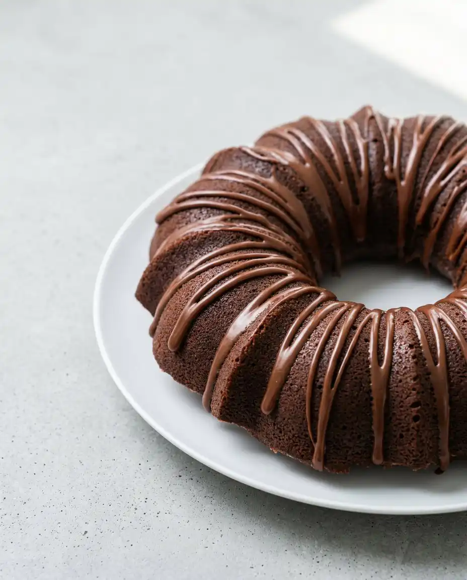 A whole Keto Chocolate Zucchini Cake sliced into squares in an 8x8 pan.