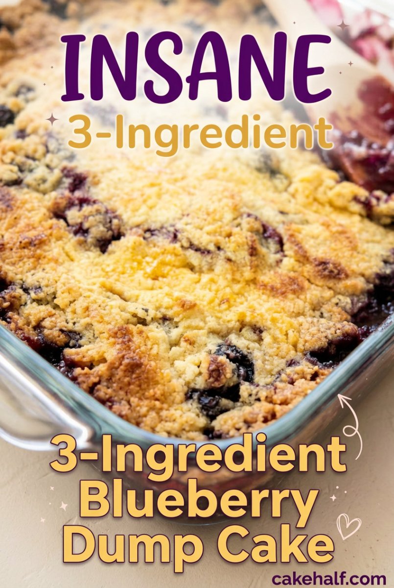 3-Ingredient Blueberry Dump Cake 17 Easy 3-Ingredient Blueberry Dump Cake Recipe: The Ultimate Sweet Blueberry Dump Cake Dessert Idea