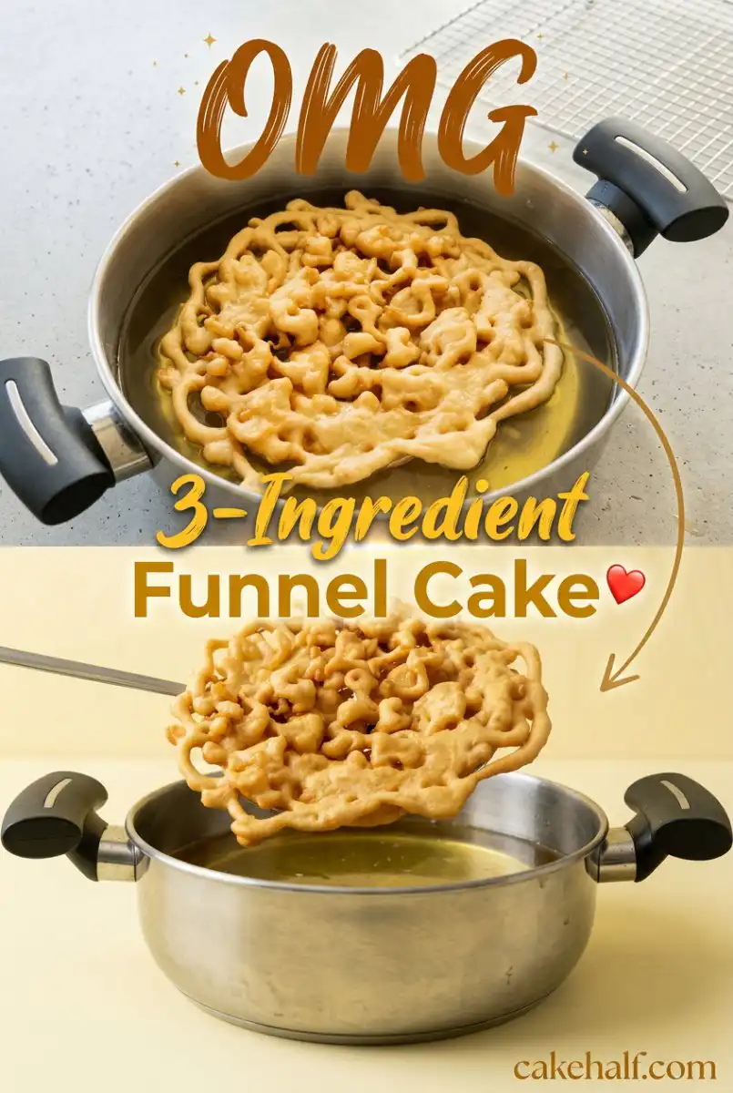 Easy 3-Ingredient Funnel Cake Recipe: Make This Funnel Cake Recipe Easy at Home!